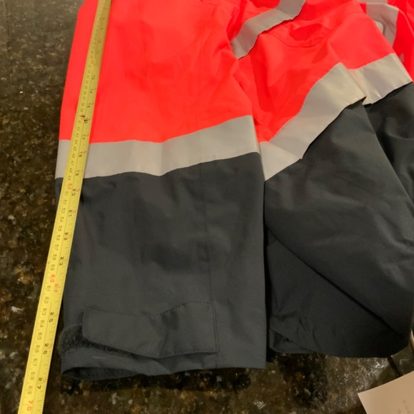 Delta Airlines Waterproof Hooded Reflective Jacket Size XXL (by Lands End) - Picture 7 of 13